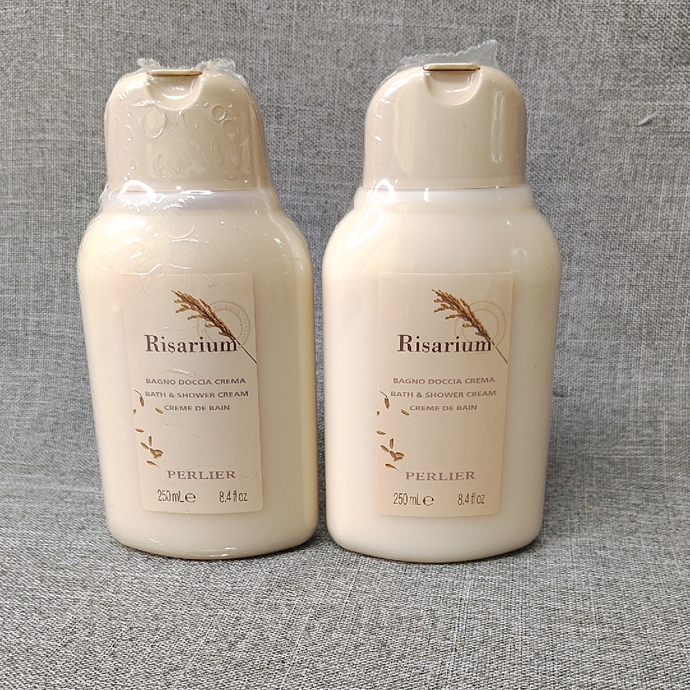 2 Perlier Risarium Bath and Shower Cream 8.4 Fl Oz